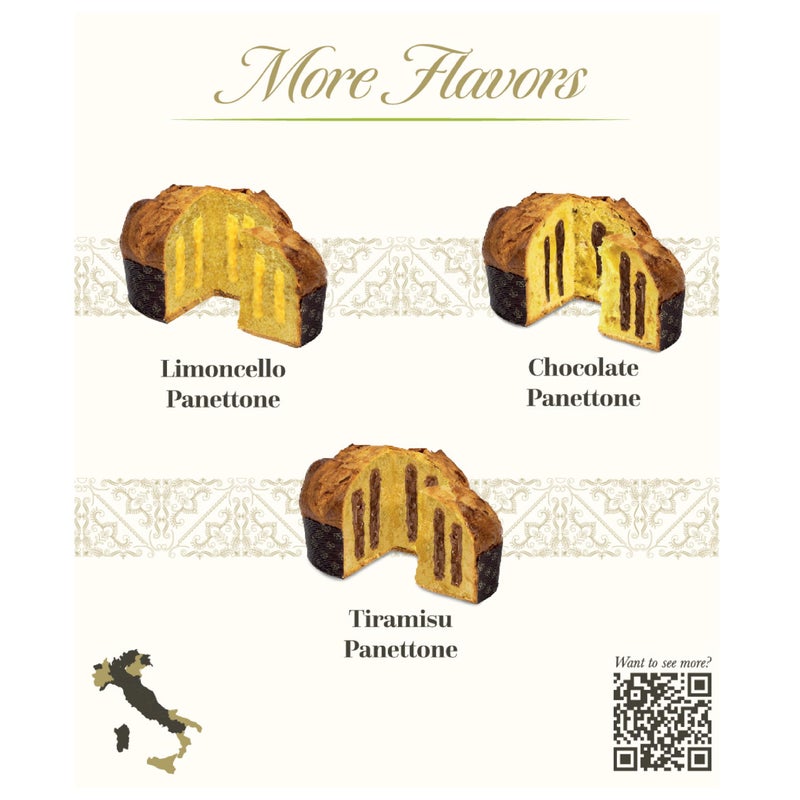 Giusto Sapore Authentic Italian Panettone Filled with Pistachio Cream - New and Imported from Italy, Family Owned - 28.21 oz - Image 5